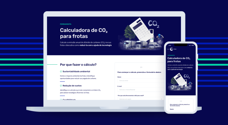 Calculadora de CO₂ para frotas