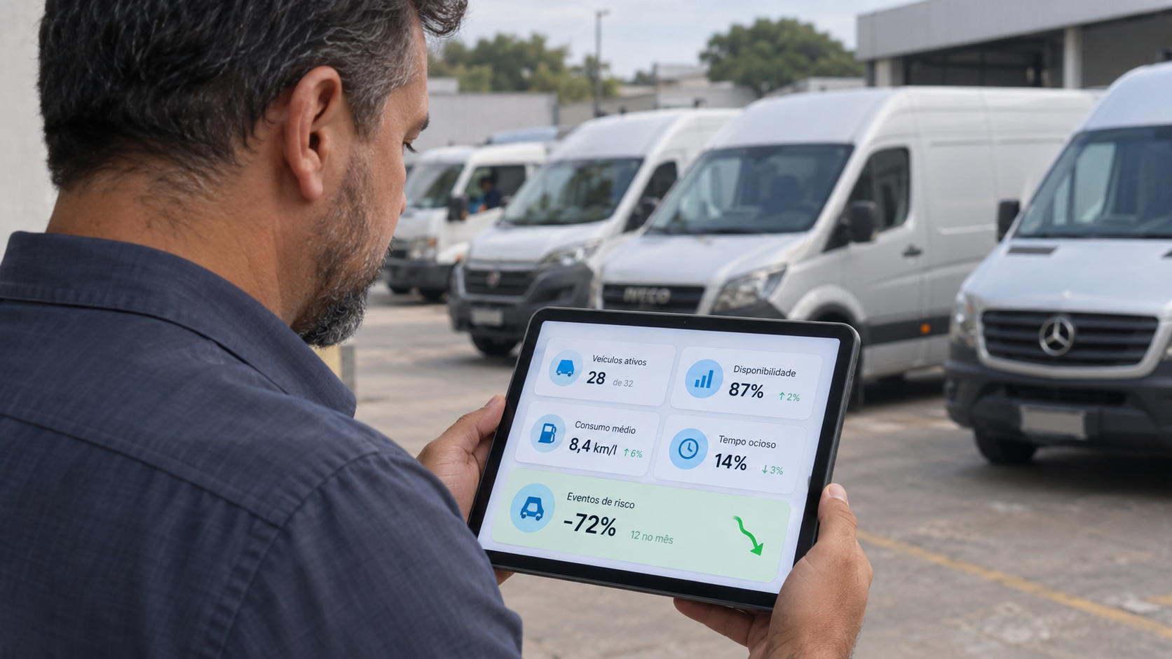 Sistema de gestão de frota vale a pena? A conta que decide antes do orçamento